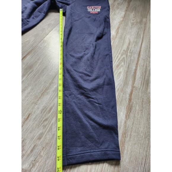 Hanover College Panthers Joggers Navy Fleece Drawstring Sweatpants Womens XS EUC - Picture 7 of 8